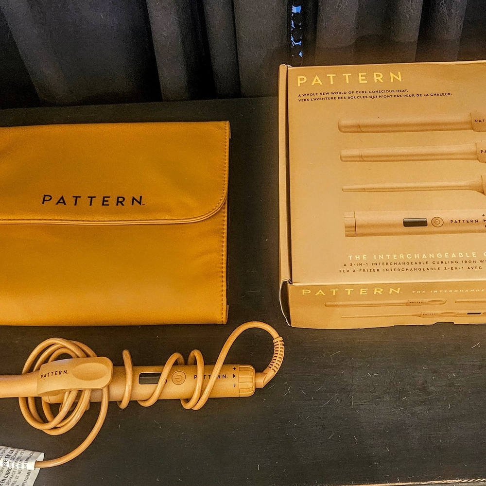 Pattern 3 in 1 Interchangeable Curling Iron Set - Picture 2 of 9